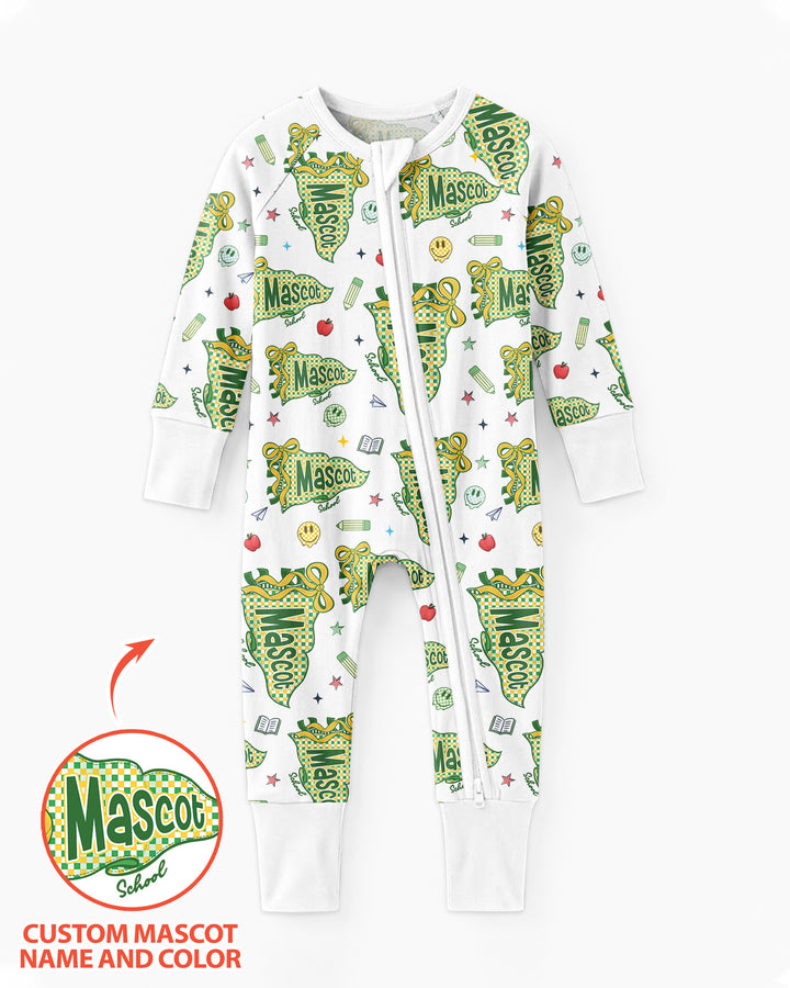 Custom Mascot School Name Bamboo Convertible Zippy