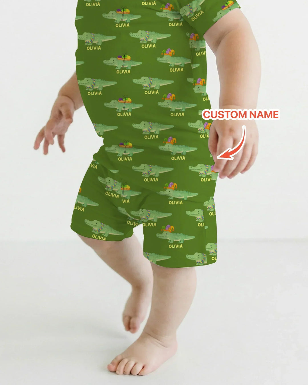 Zweiteiliges Pyjama-Set mit kurzen Ärmeln und Shorts im Sommer-Design