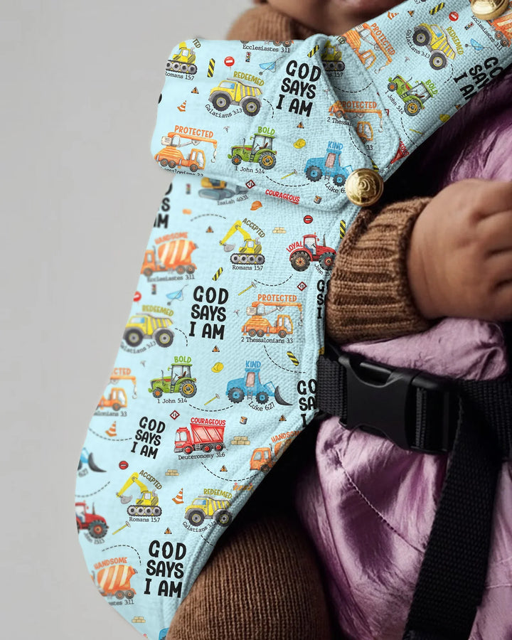 Gott sagt, ich bin ein Tragetuch für Babys