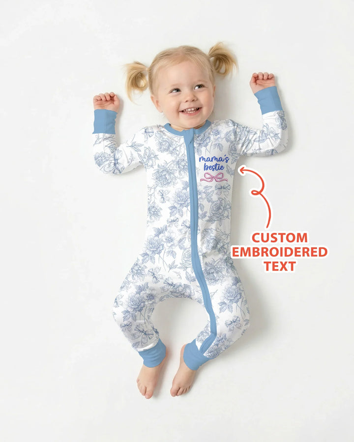 Gerippte Babykleidung mit individuellem Foto - Weich &amp; Skizzenhaft