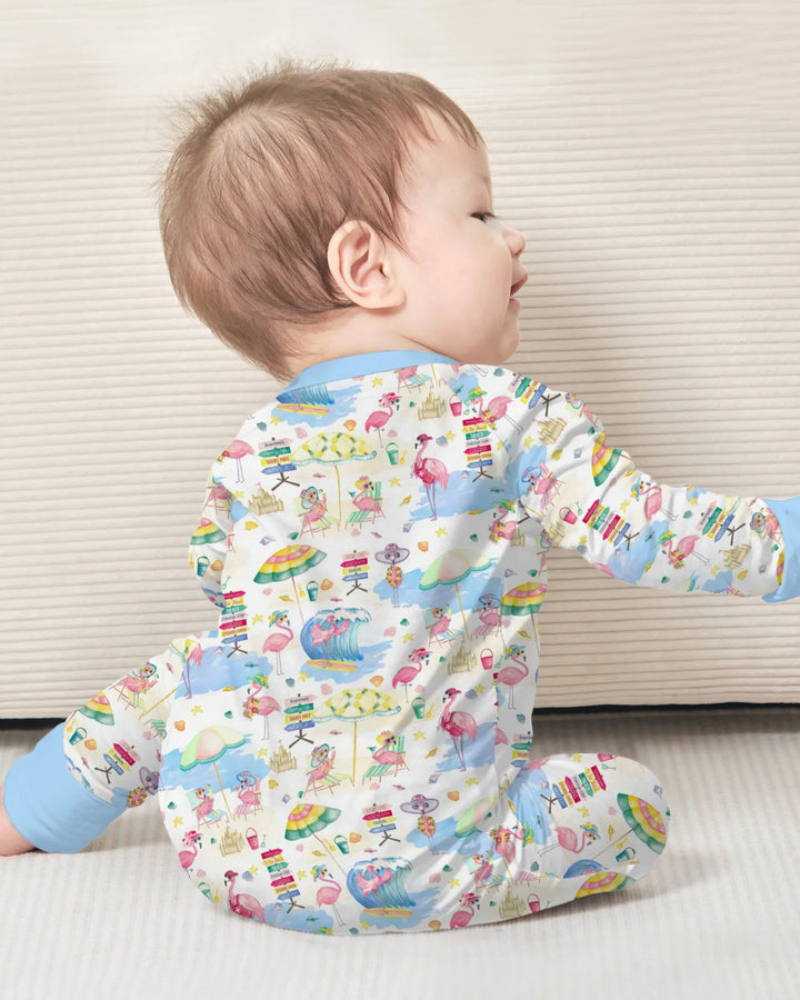 Gerippte Babykleidung mit individuellem Foto - Weich &amp; Skizzenhaft