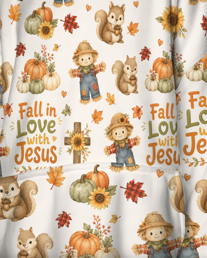 Fall For Jesus Bamboo Blanket Hoodie
