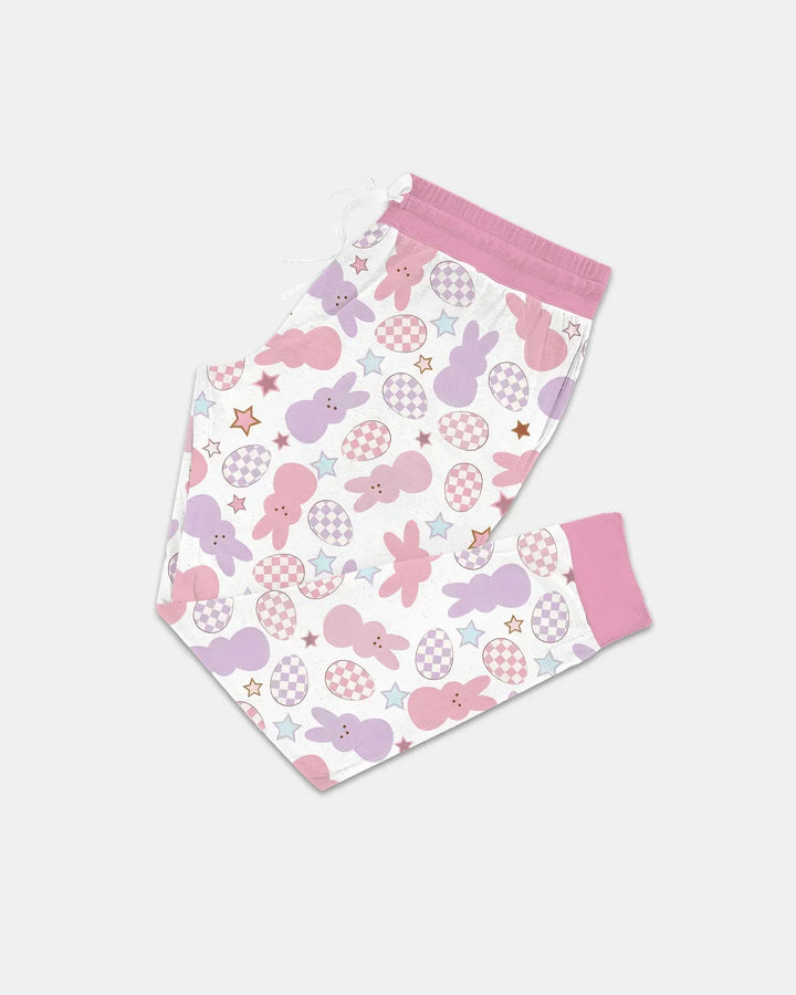 Oster-Peep-Hasen-Bambus-Damen-Pyjama-Set