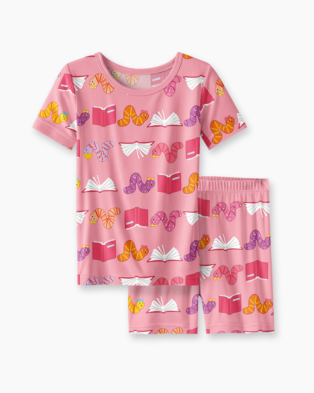 Schlafanzug-Set zweiteilig, kurze Ärmel, kurze Hose, Bambus
