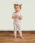 Zweiteiliges, kurzärmliges Pyjama-Set mit Marienkäfern
