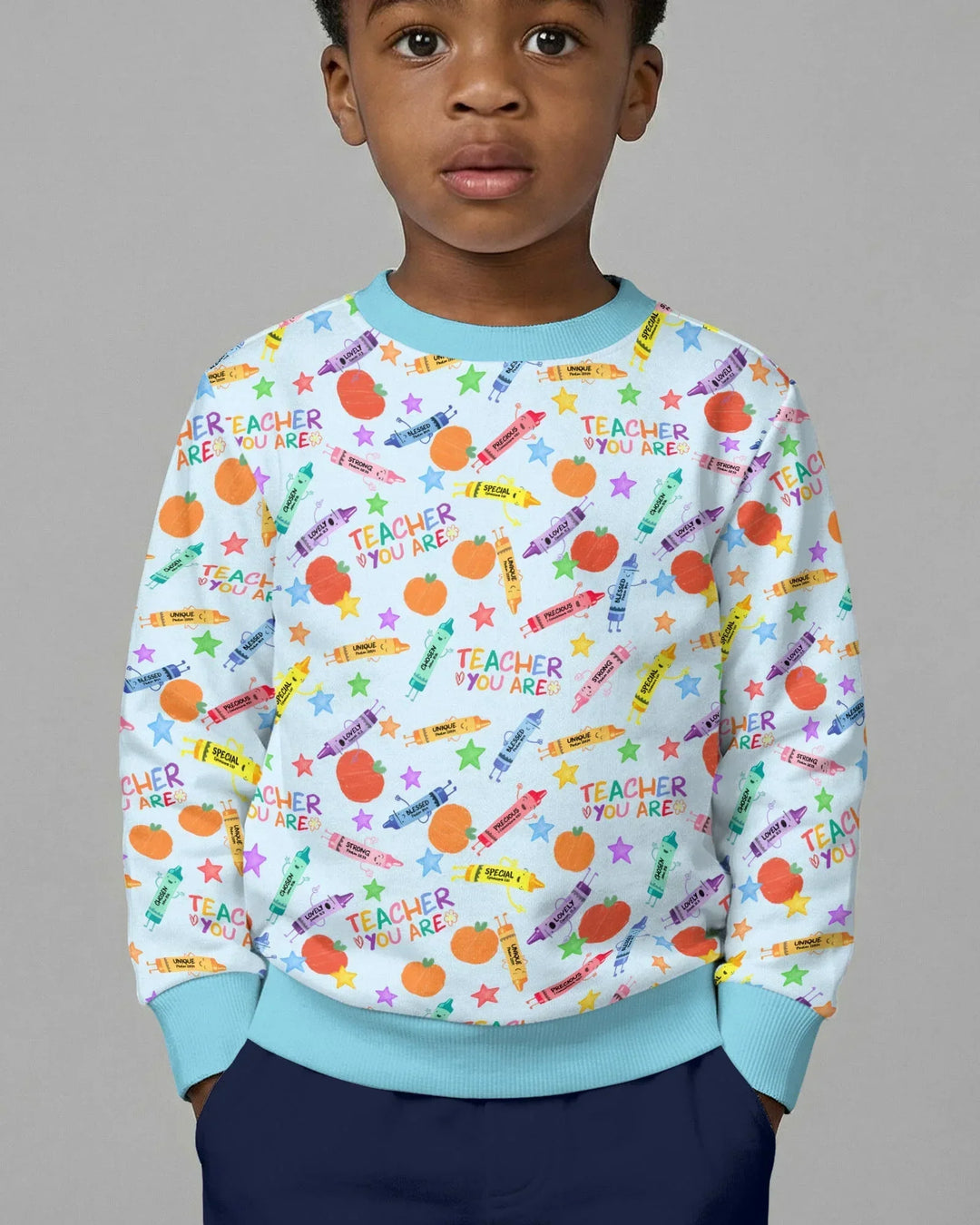 Sweatshirt mit Rundhalsausschnitt aus Bambusfaser