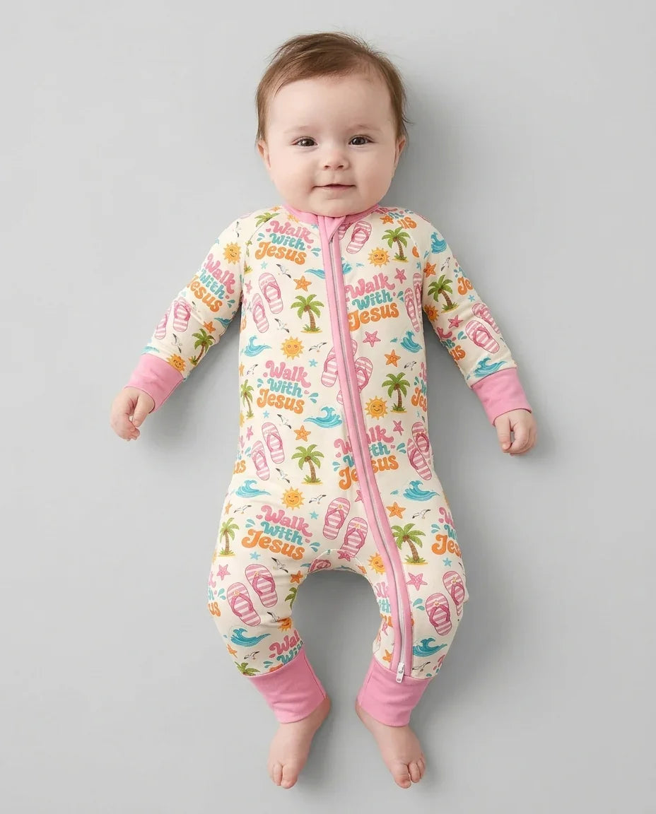 Groovy Summer Walk With Jesus Bamboo Convertible Zippy