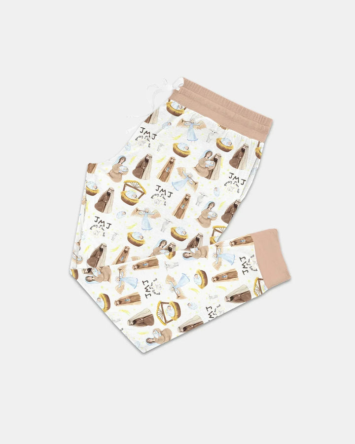 Pyjama-Set für Damen „Heilige Familie Bambus“