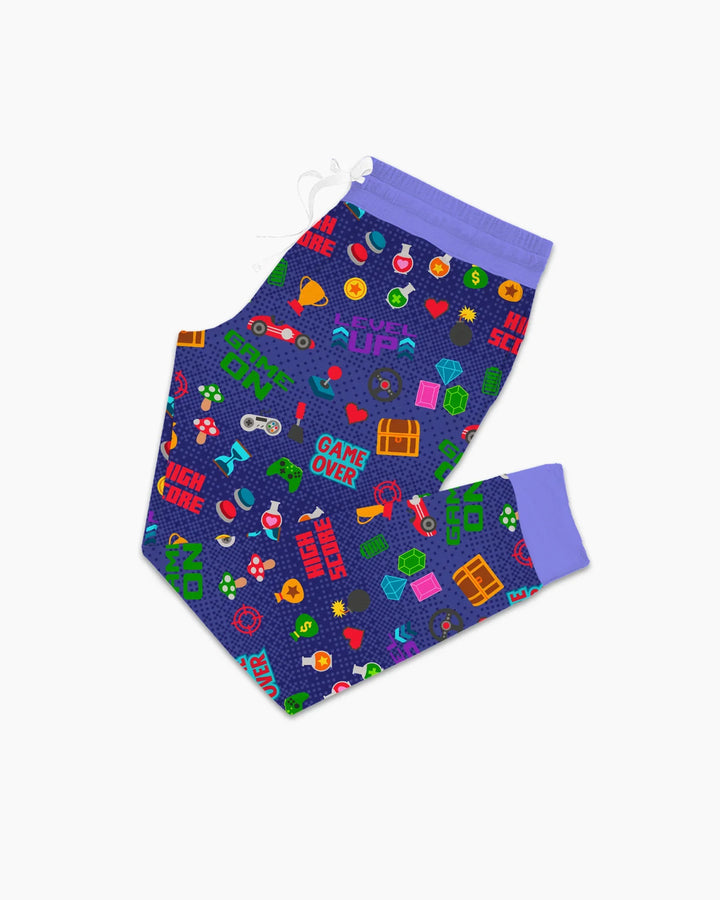 Gamer Mode On Familien-Partnerlook Bambus Damen Pyjama-Set