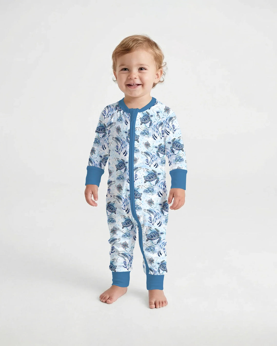 Gerippte Babykleidung mit individuellem Foto - Weich &amp; Skizzenhaft