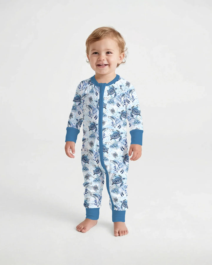 Gerippte Babykleidung mit individuellem Foto - Weich &amp; Skizzenhaft