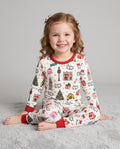 Christmas In NYC Bamboo Two Piece Long Sleeve Pajama Set