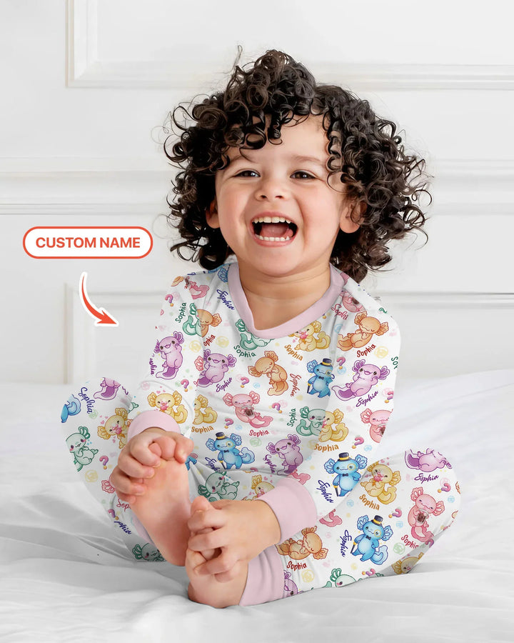 I Axololt Questions Bamboo Two Piece Long Sleeve Pajama Set