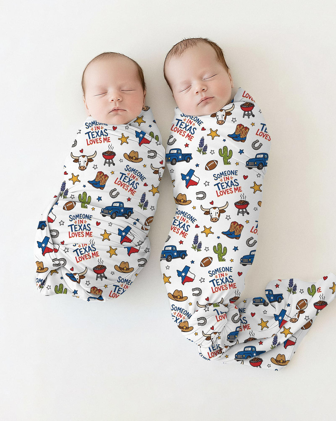 Someone in Texas Loves Me Swaddle Blanket