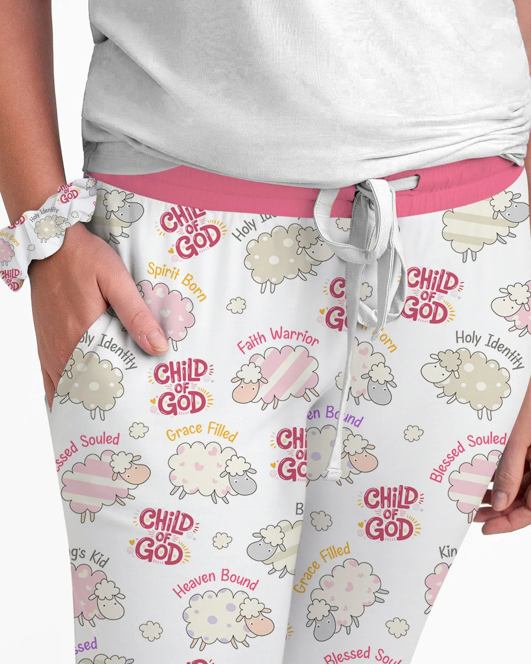 A Child Of God Mädchen Pyjama-Set aus Bambus für Damen