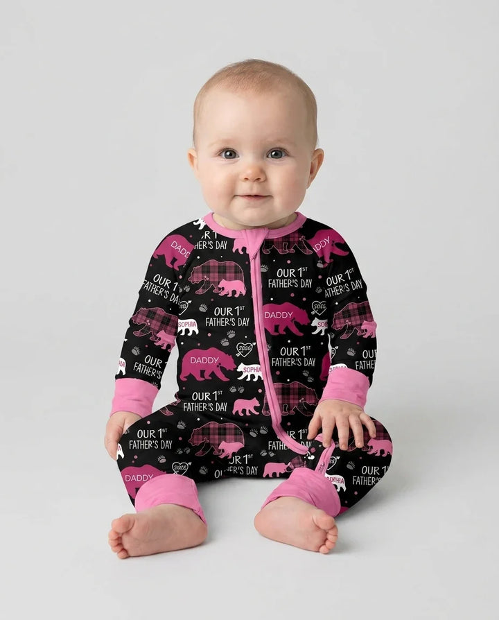 Gerippte Babykleidung mit individuellem Foto - Weich &amp; Skizzenhaft