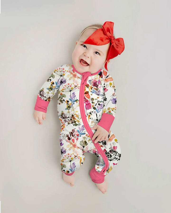 Gerippte Babykleidung mit individuellem Foto - Weich &amp; Skizzenhaft