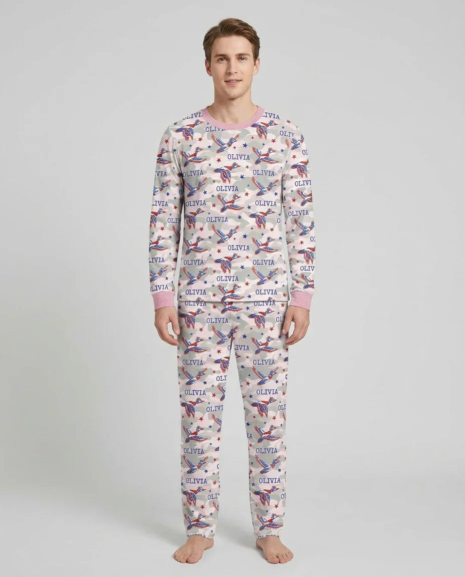Vorlage Benutzerdefiniertes Herren-Pyjama-Set