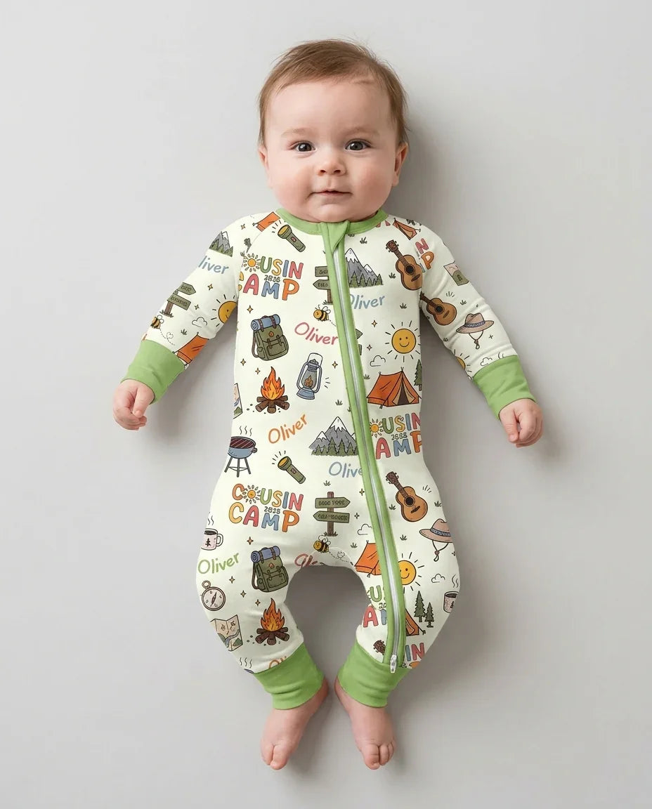 Gerippte Babykleidung mit individuellem Foto - Weich &amp; Skizzenhaft
