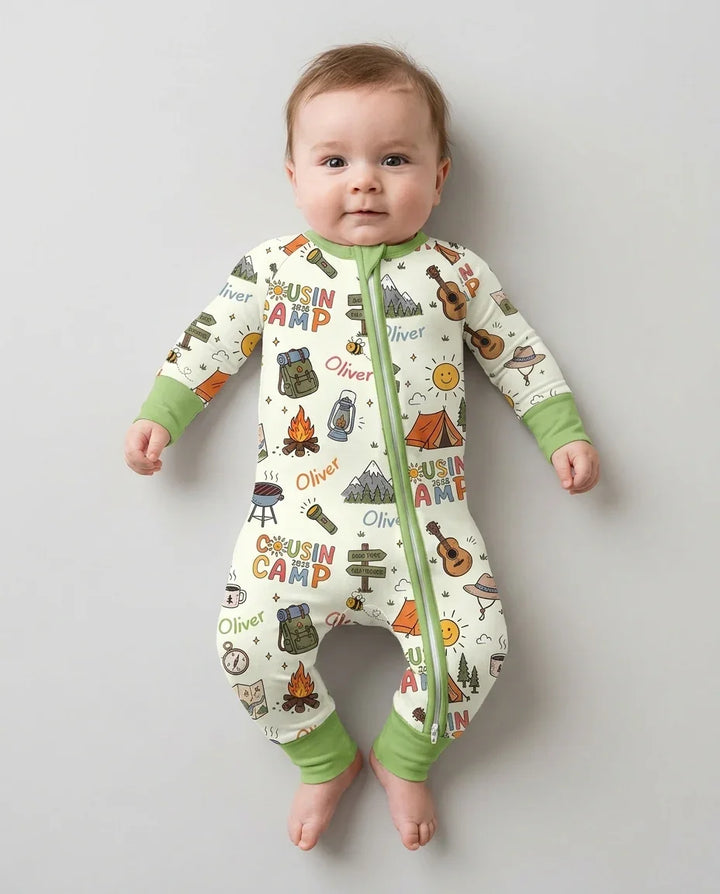Gerippte Babykleidung mit individuellem Foto - Weich &amp; Skizzenhaft