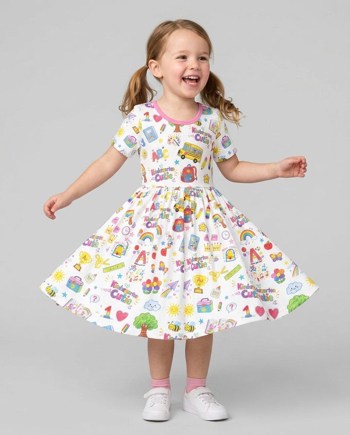 Kindergarten Cutie Bamboo Twirl Dress