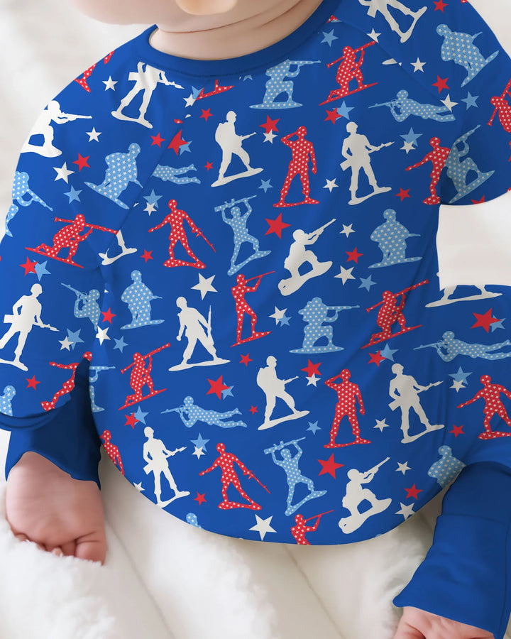 Gerippte Babykleidung mit individuellem Foto - Weich &amp; Skizzenhaft
