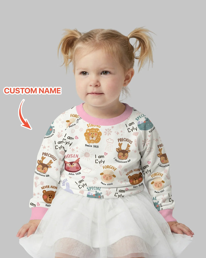 God’s Little Zoo Personalisierbares Bambus Crewneck Sweatshirt