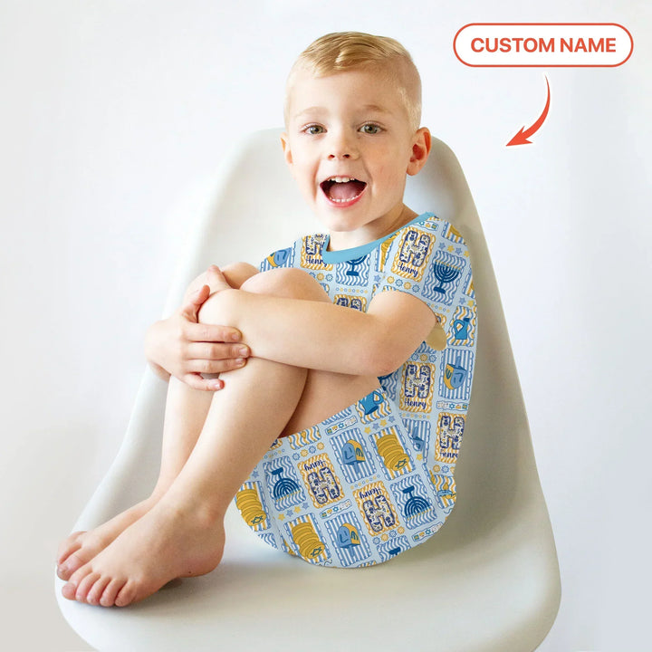 Zweiteiliges Pyjama-Set mit kurzen Ärmeln und Shorts im Sommer-Design
