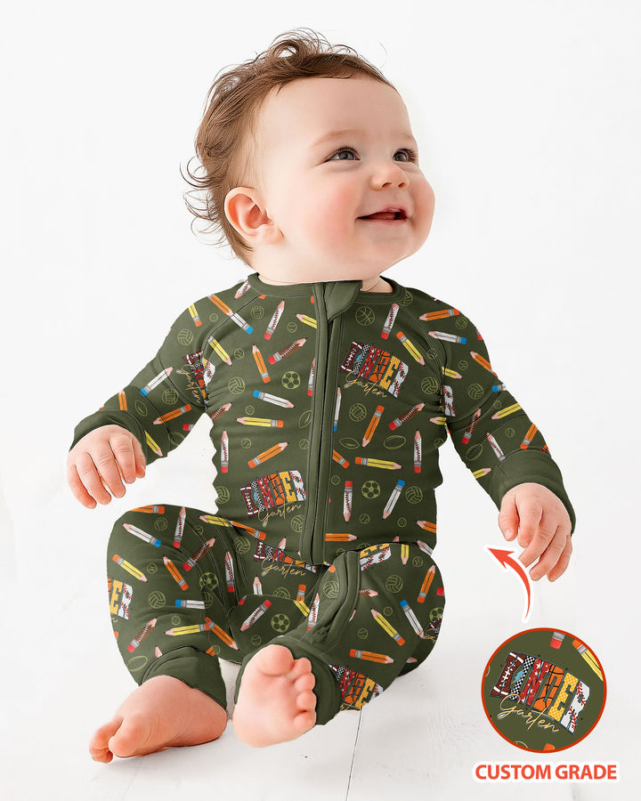 Gerippte Babykleidung mit individuellem Foto - Weich &amp; Skizzenhaft