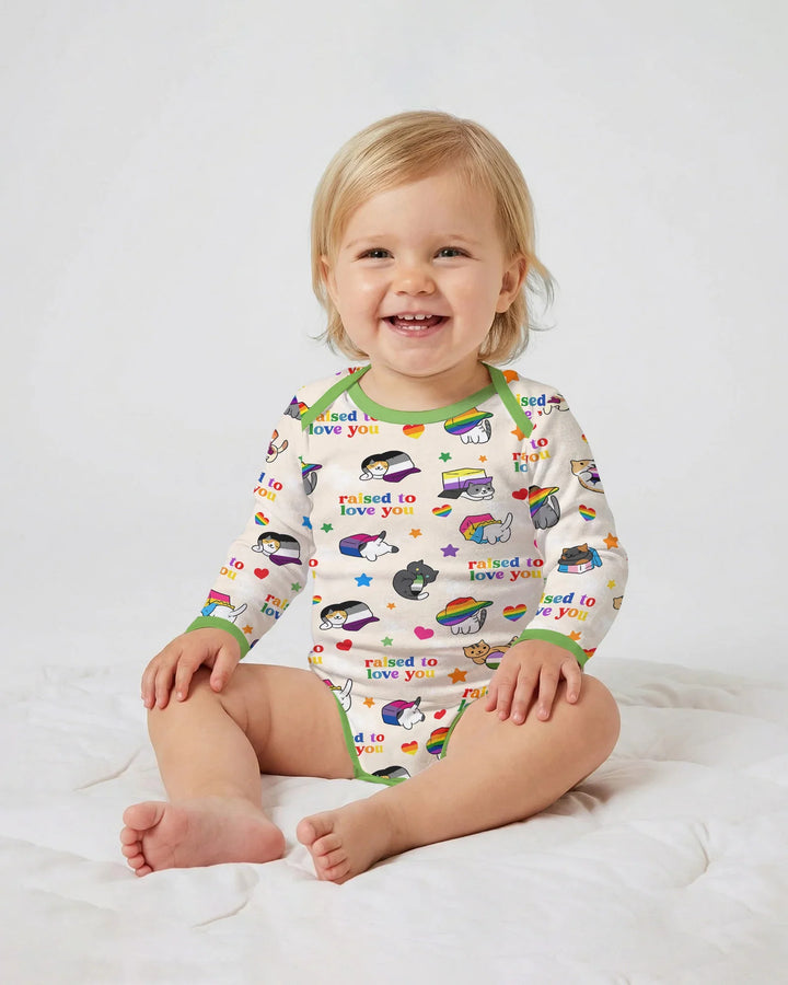 Gerippte Babykleidung mit individuellem Foto - Weich &amp; Skizzenhaft