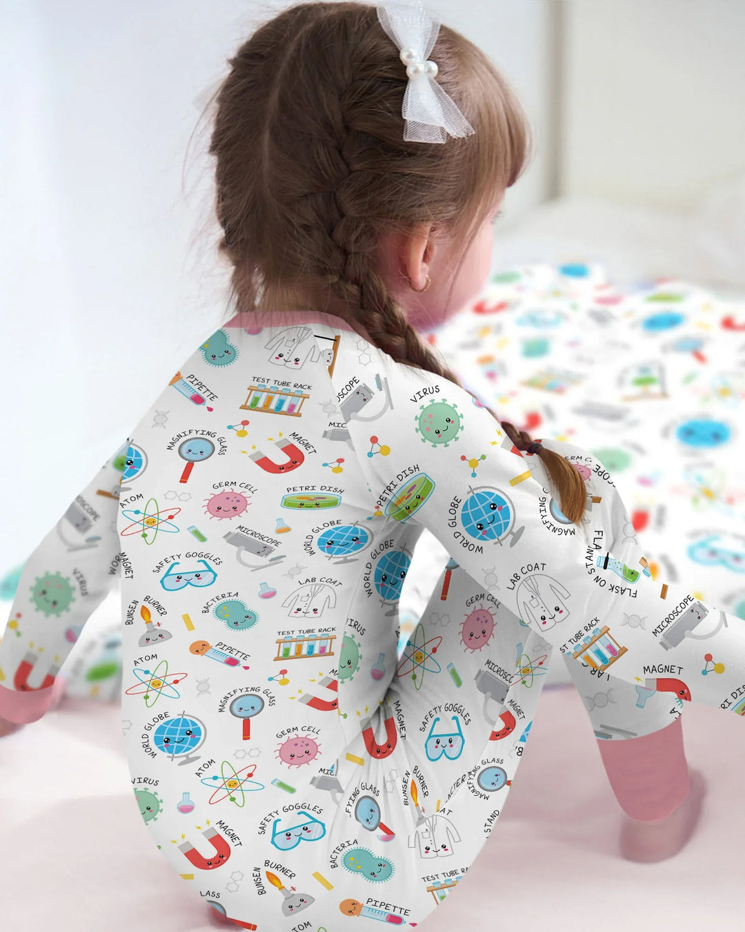 Gerippte Babykleidung mit individuellem Foto - Weich &amp; Skizzenhaft