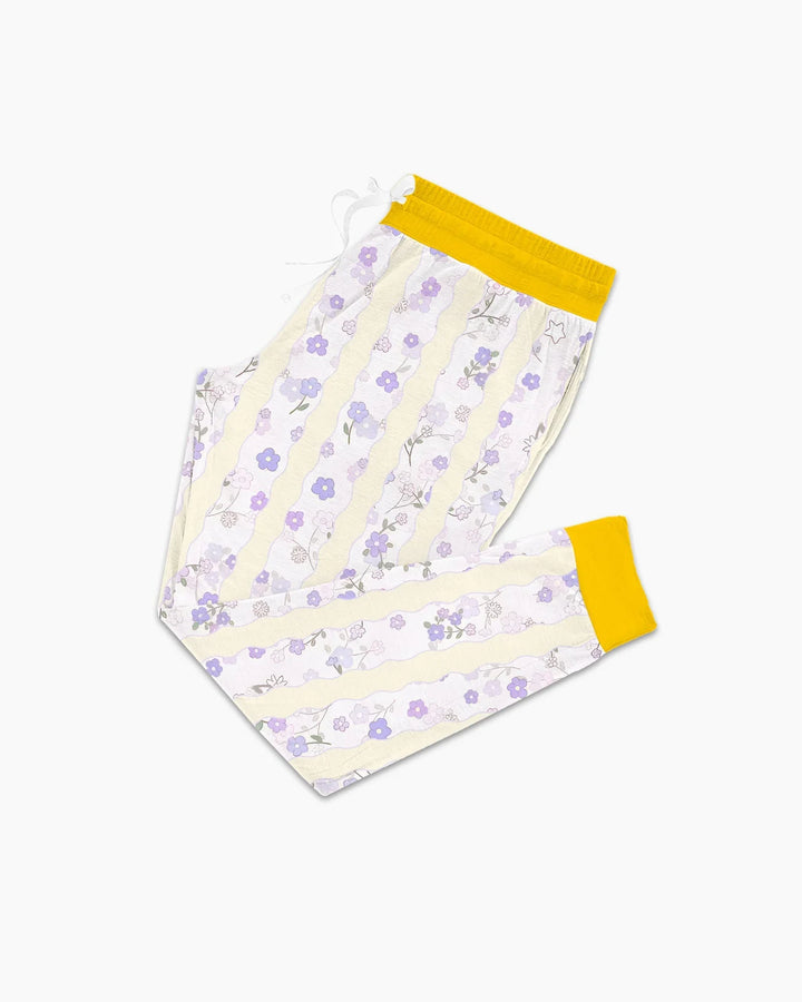 Personalisiert besticktes "Erster Muttertag" Mama-und-Ich-Schlafanzug-Set aus Bambus für Damen