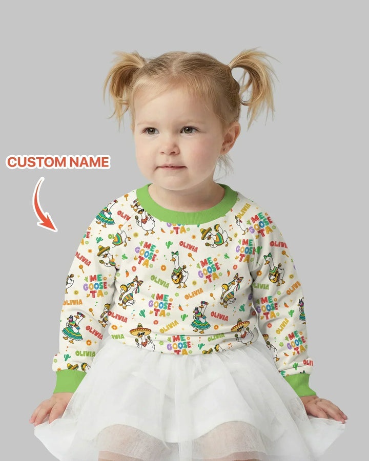 Personalisierbares "Me Goose-ta Bamboo" Rundhals-Sweatshirt