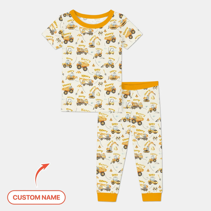 Zweiteiliges, kurzärmliges Pyjama-Set mit Marienkäfern