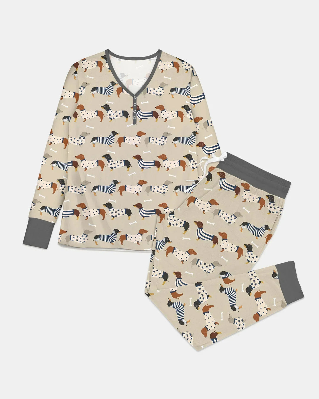 Niedliches Wiener Bamboo Damen Pyjama Set