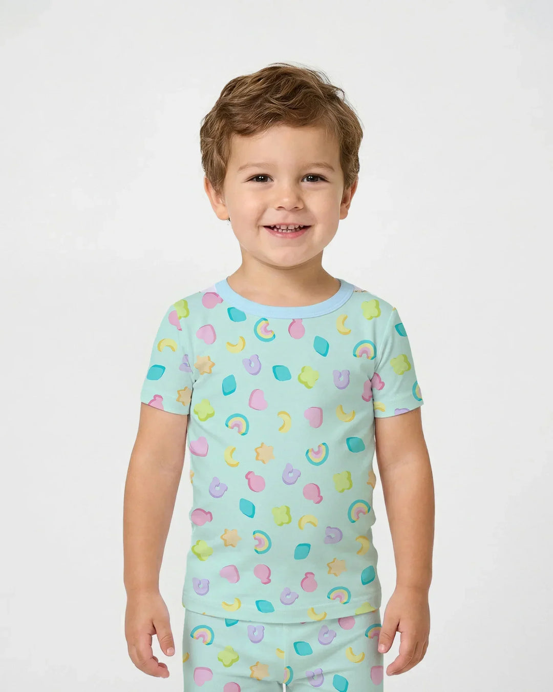 Zweiteiliges, kurzärmliges Pyjama-Set mit Marienkäfern