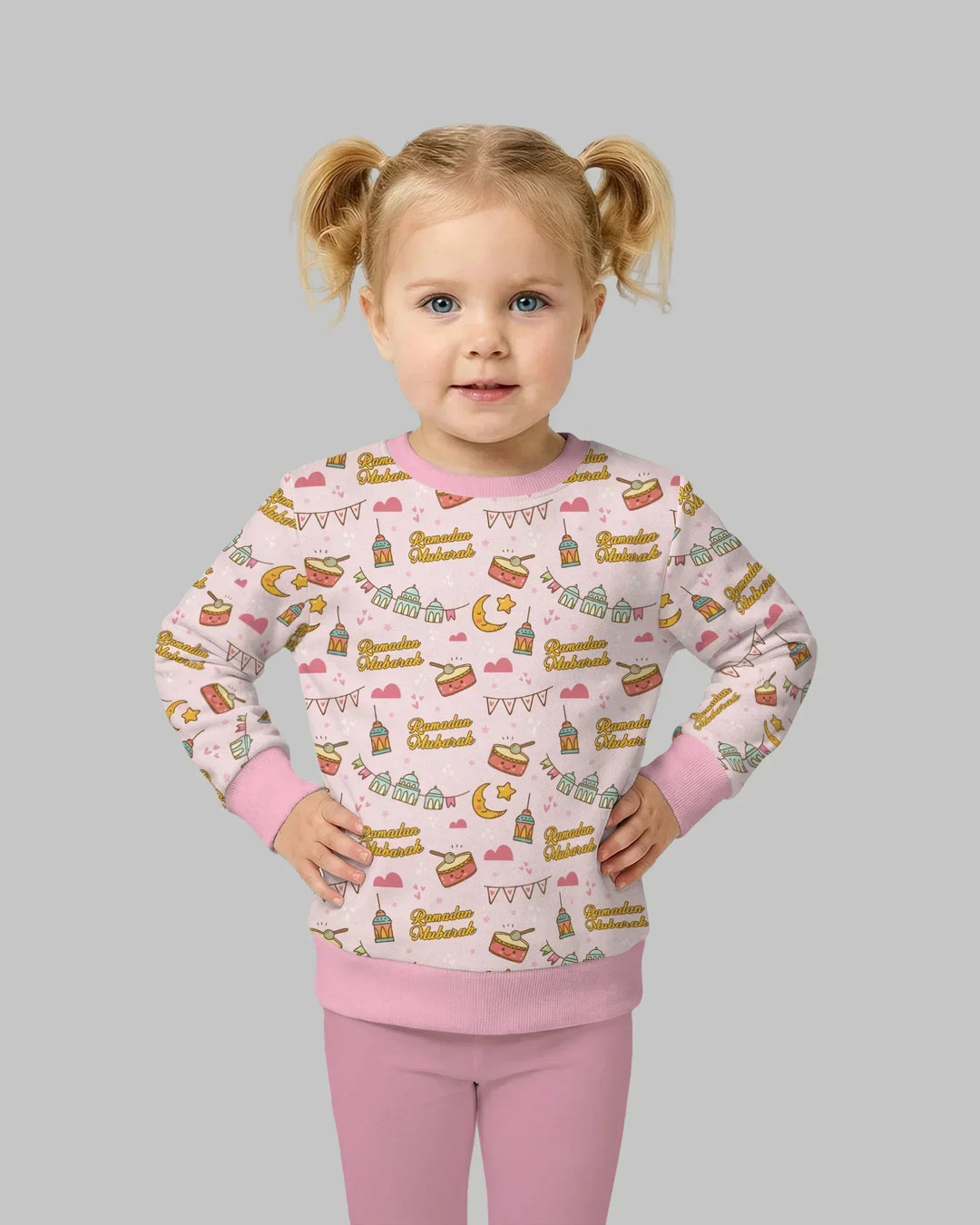Ramadan Mubarak Bamboo Crewneck Sweatshirt