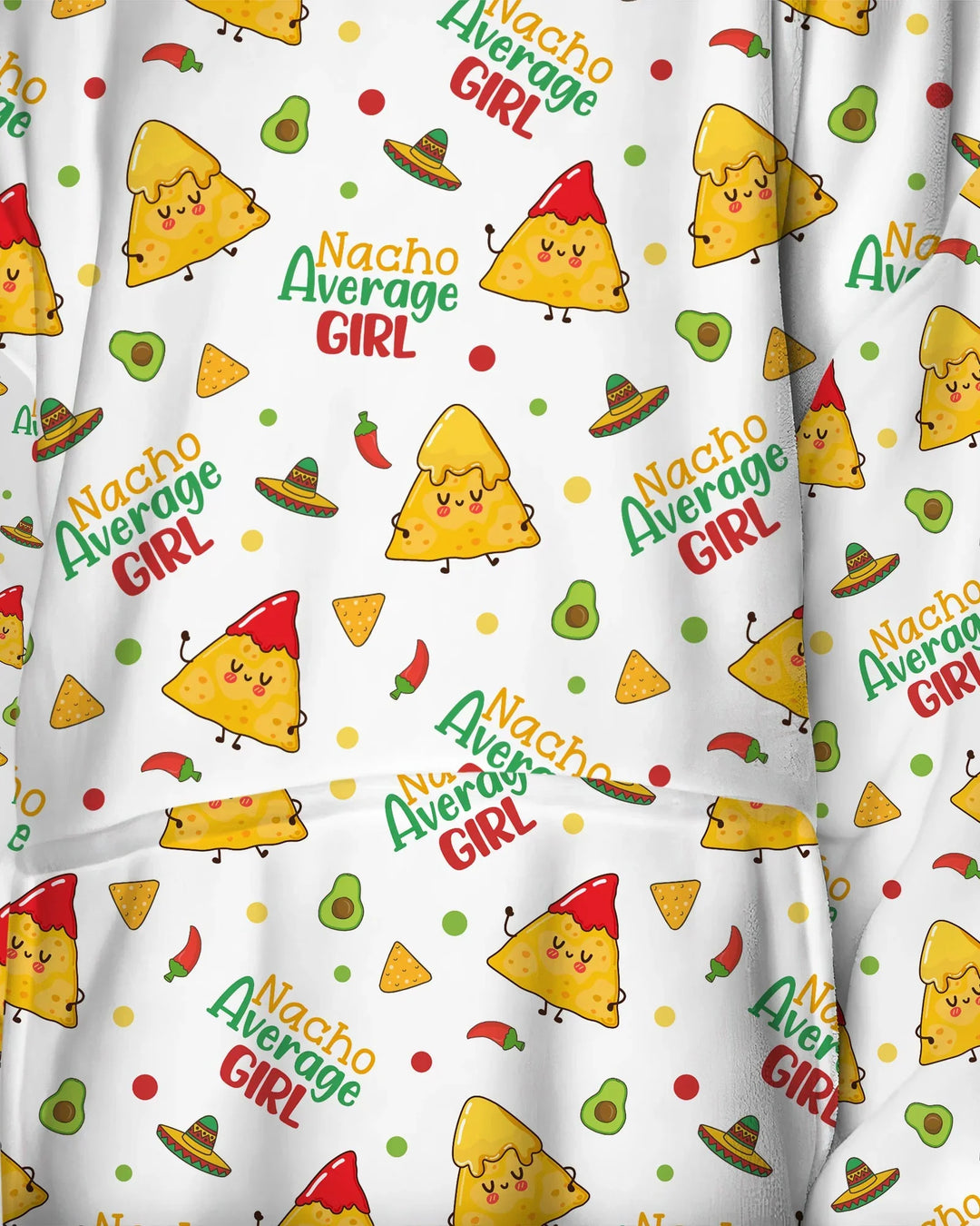 Lil Nacho Average Kid Wearable Bamboo Blanket Hoodie