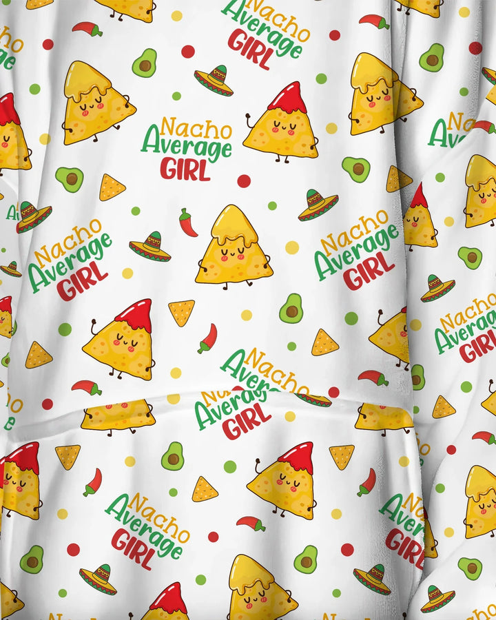 Lil Nacho Average Kid Wearable Bamboo Blanket Hoodie