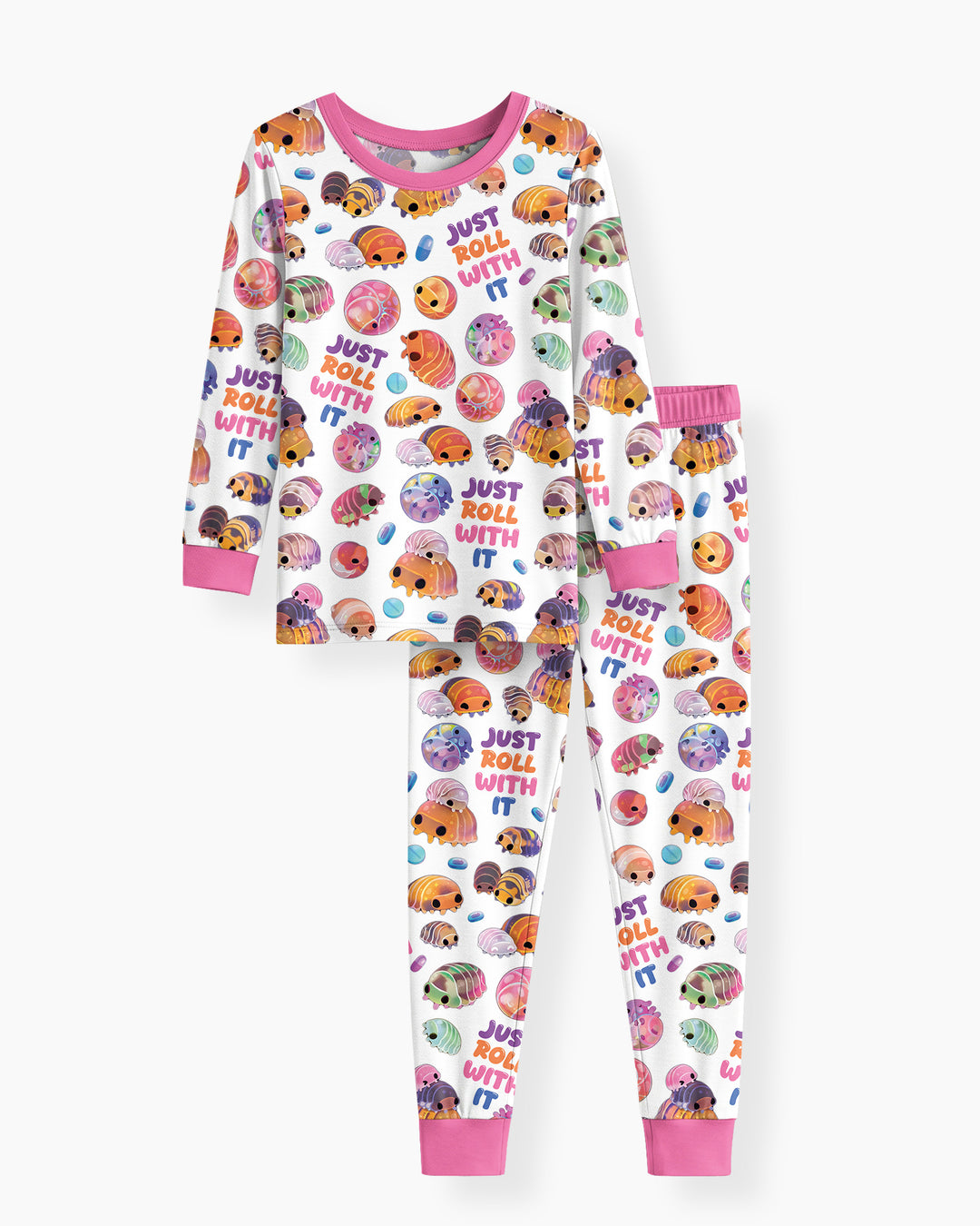 Just Roll With It Bamboo Two Piece Long Sleeve Pajama Set