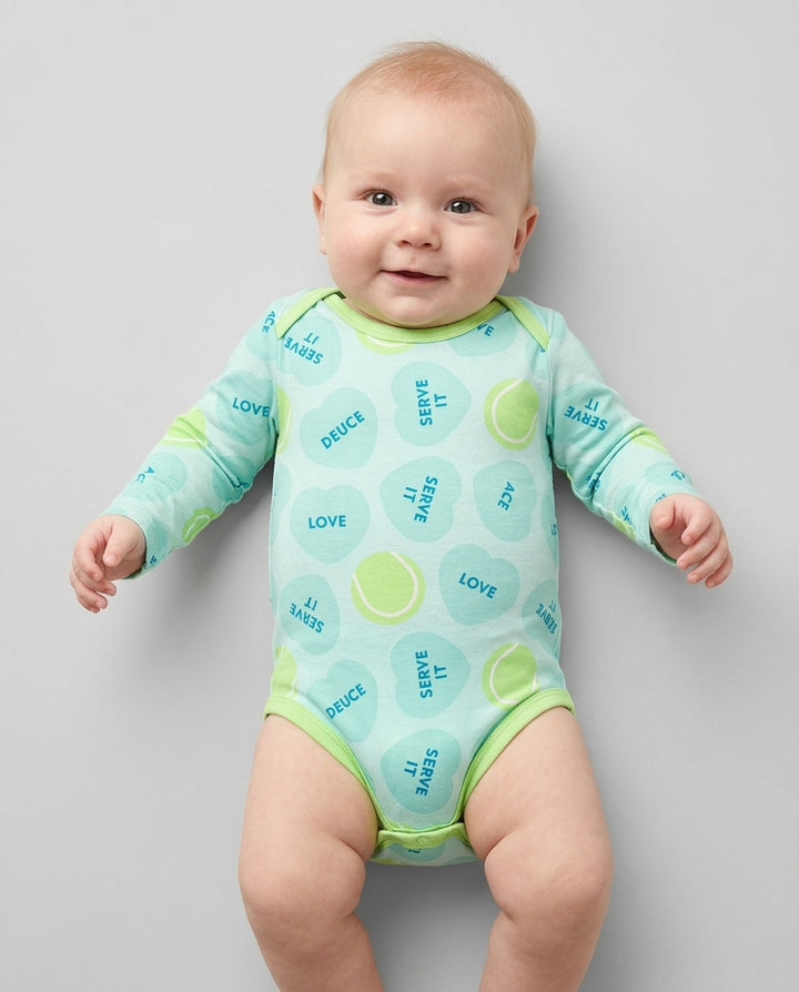 Gerippte Babykleidung mit individuellem Foto - Weich &amp; Skizzenhaft