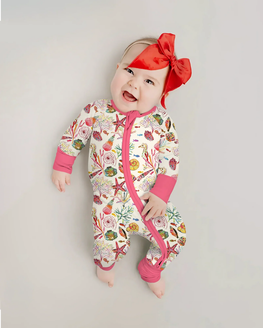 Gerippte Babykleidung mit individuellem Foto - Weich &amp; Skizzenhaft