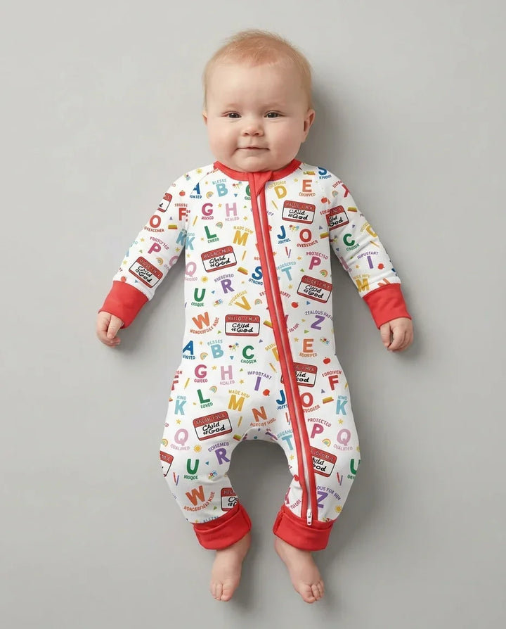 Gerippte Babykleidung mit individuellem Foto - Weich &amp; Skizzenhaft