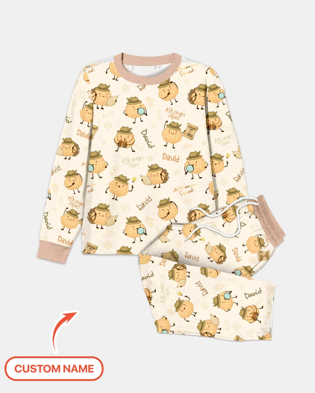 Vorlage Benutzerdefiniertes Herren-Pyjama-Set