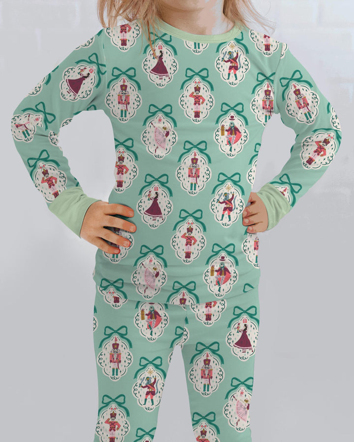 The Nutcracker Ballet Christmas Bamboo Two Piece Long Sleeve Pajama Set