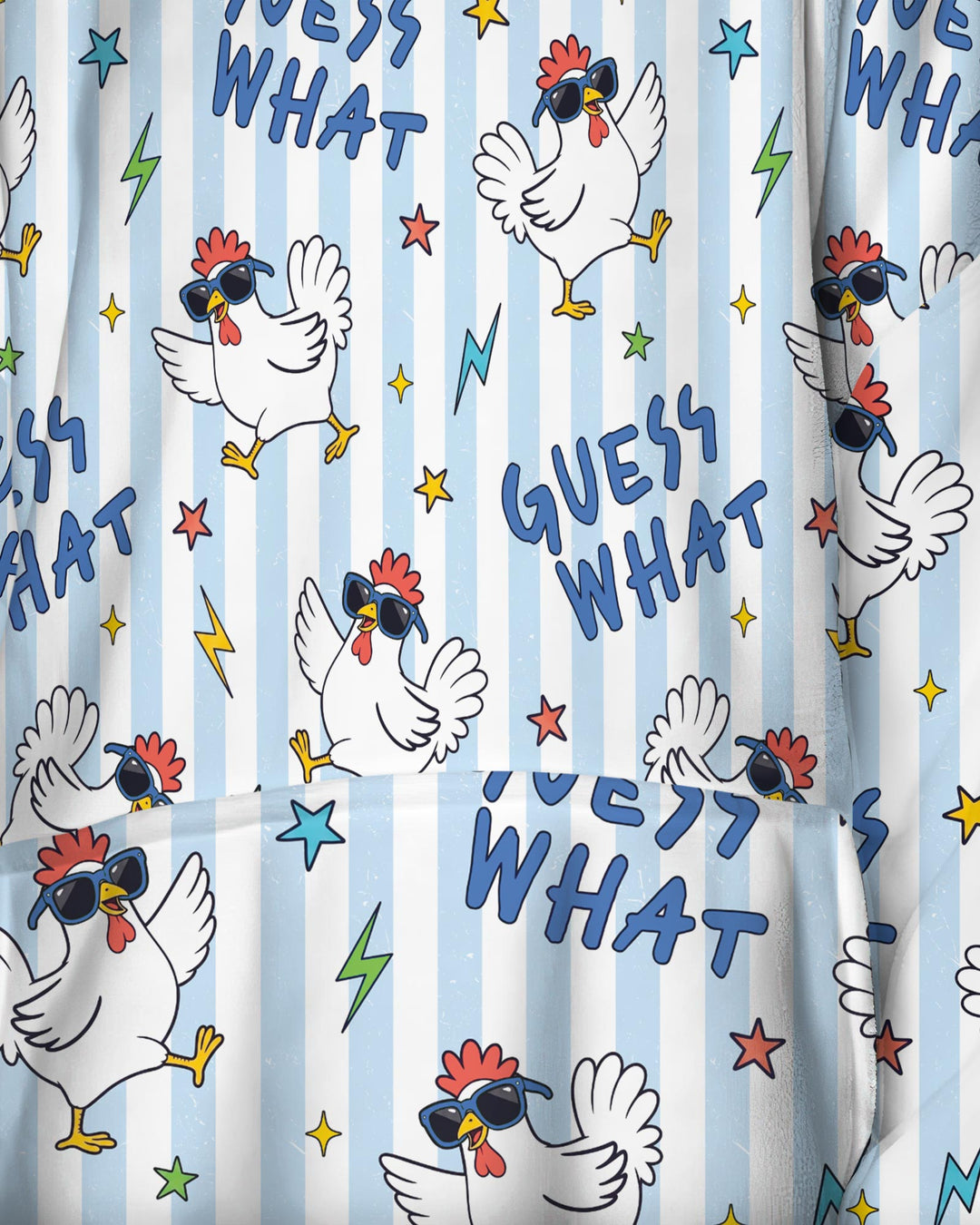 Guess What Chicken Butt! Bamboo Blanket Hoodie