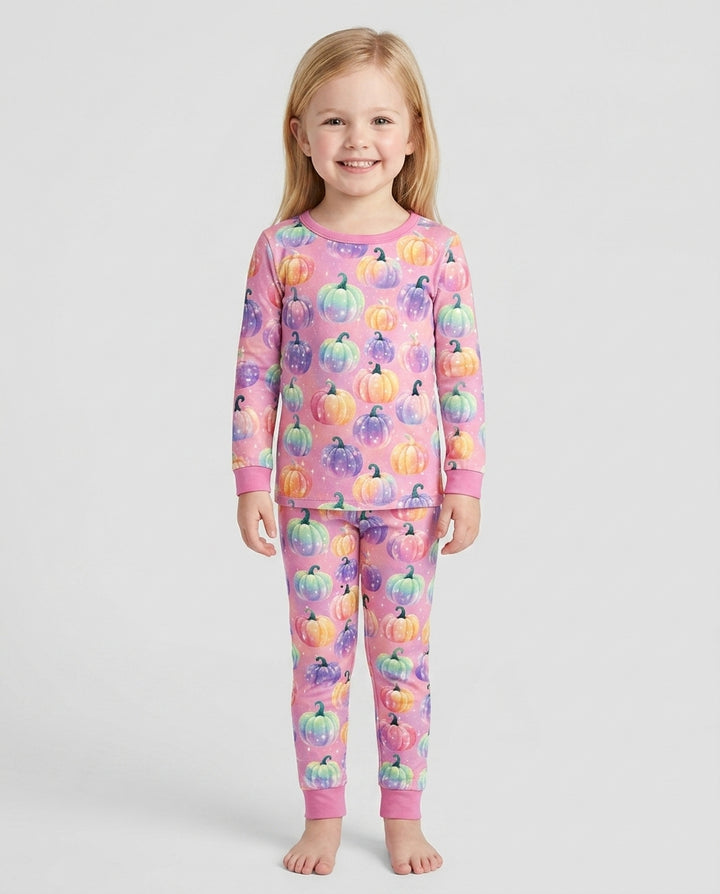 Enchanted Pumpkin Patch Bamboo Two Piece Long Sleeve Pajama Set