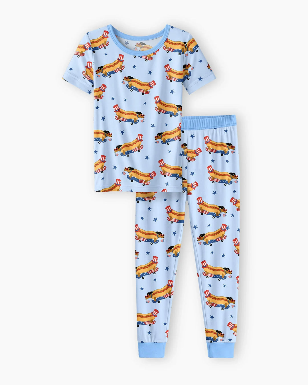 Zweiteiliges, kurzärmliges Pyjama-Set mit Marienkäfern