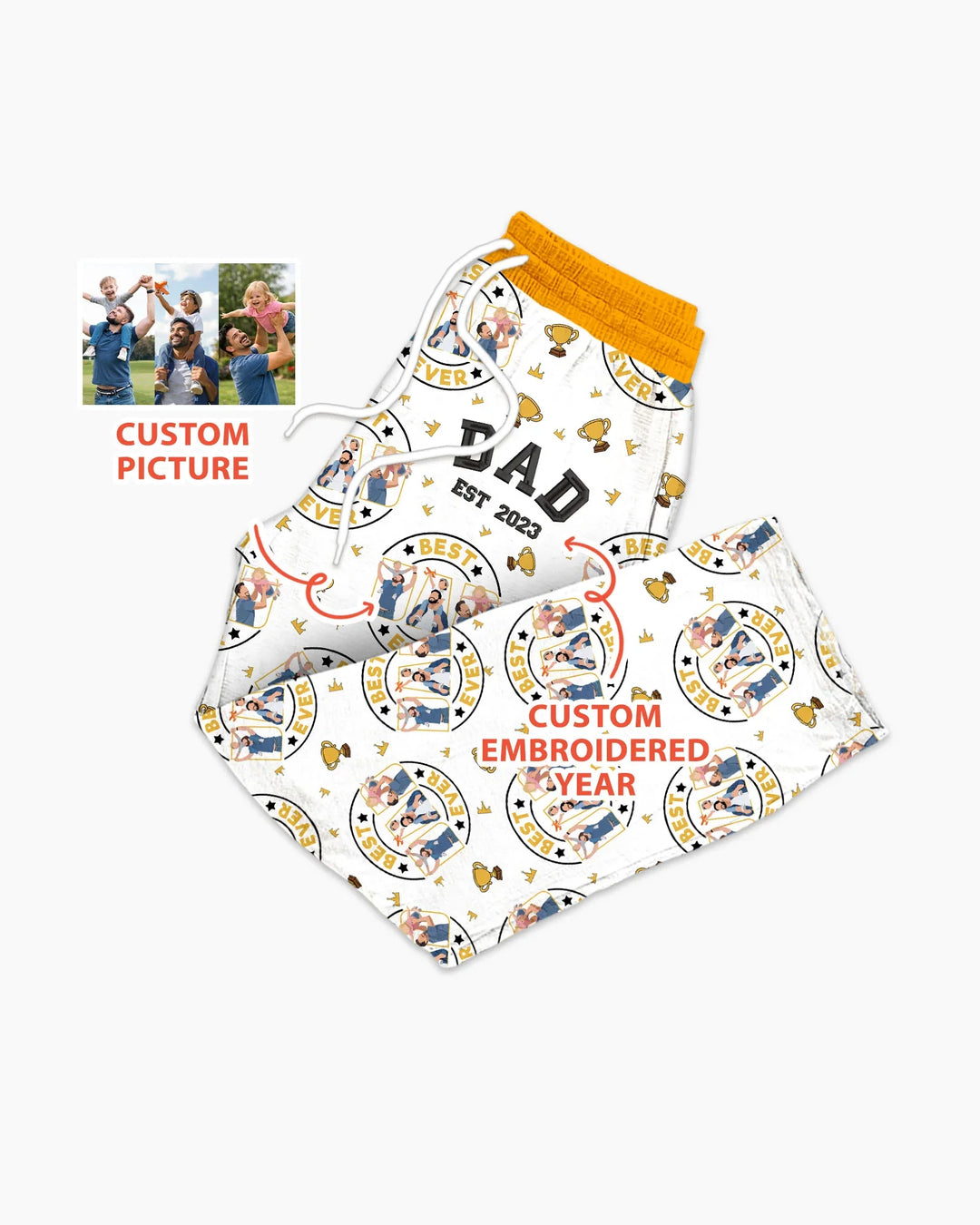 Vorlage Benutzerdefiniertes Herren-Pyjama-Set