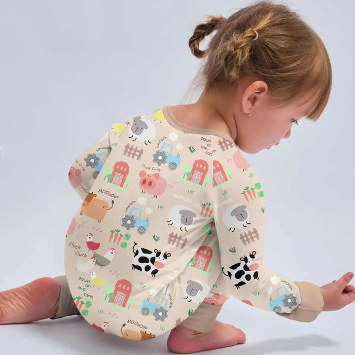 Gerippte Babykleidung mit individuellem Foto - Weich &amp; Skizzenhaft